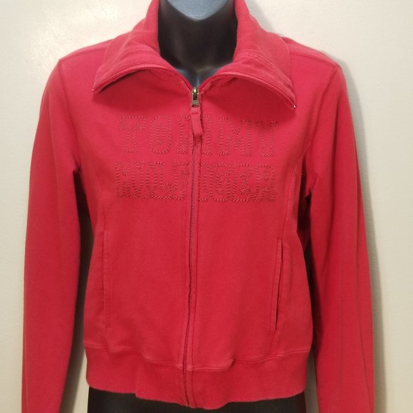 TOMMY HILFIGER Size Small Embroidered Retro Zip - Picture 9 of 9